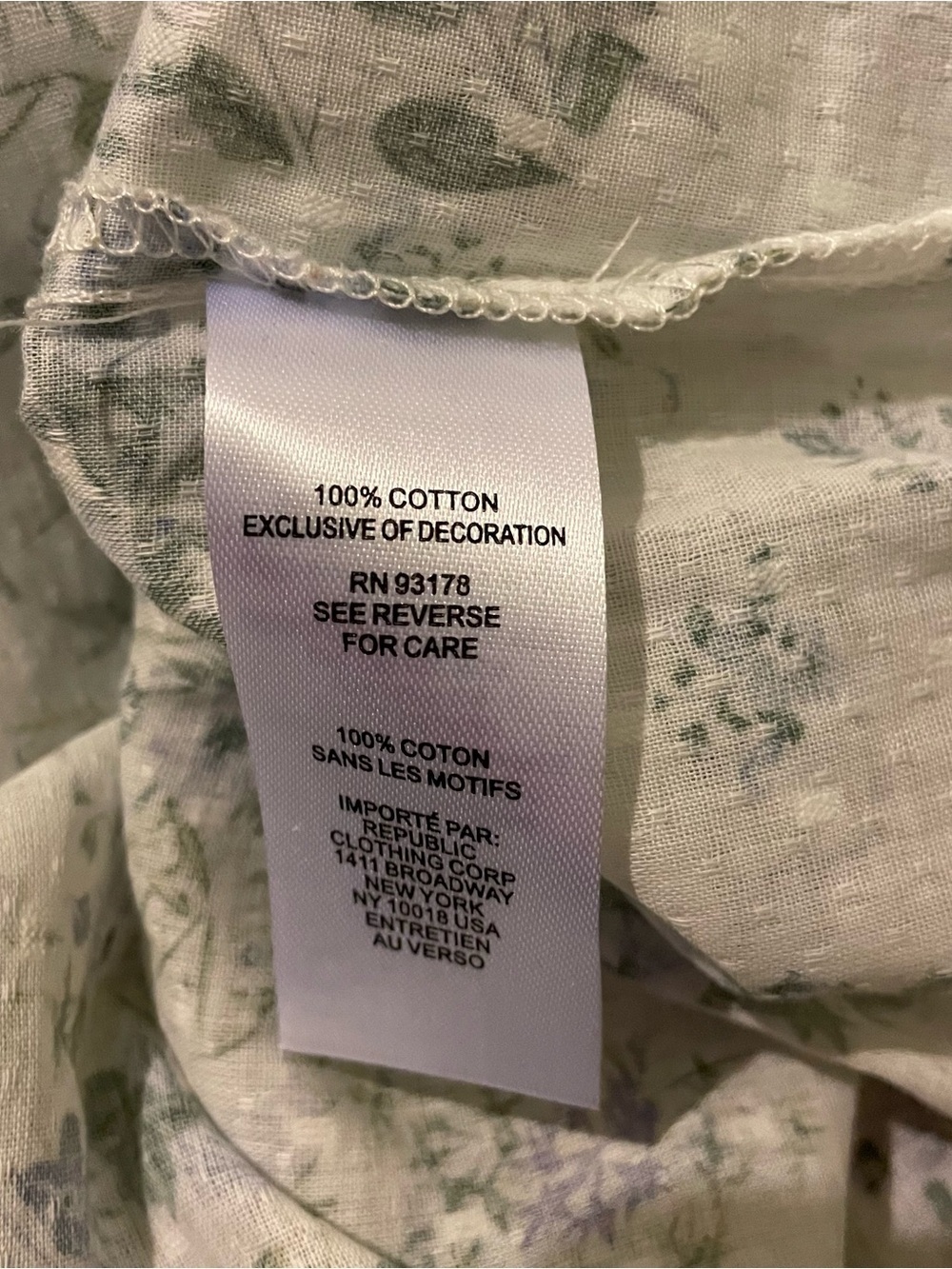CHELSEA & THEODORE blouse 1X NWT - Picture 9 of 10